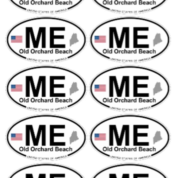 Design | Old Orchard Beach Laminated Vinyl Stickers 9 | Poshmark